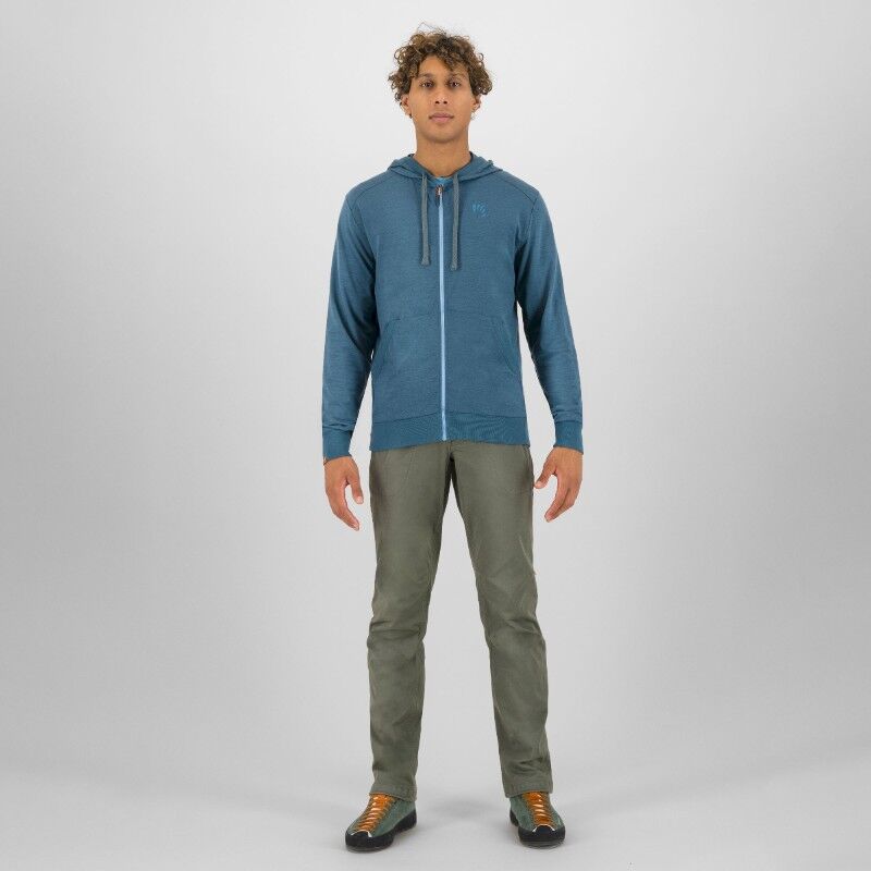 Karpos Coppolo Merino Full Zip Hoodie - Merinovillahuppari - Miehet | Hardloop
