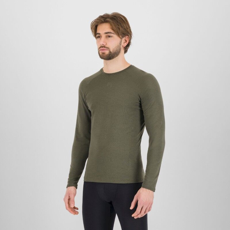 Karpos Dinamico Merino 130 Jersey LS - Underställ merinoull - Herr | Hardloop