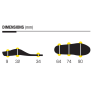 Sidas Cushioning Gel 3D - Palmilhas de caminhada | Hardloop