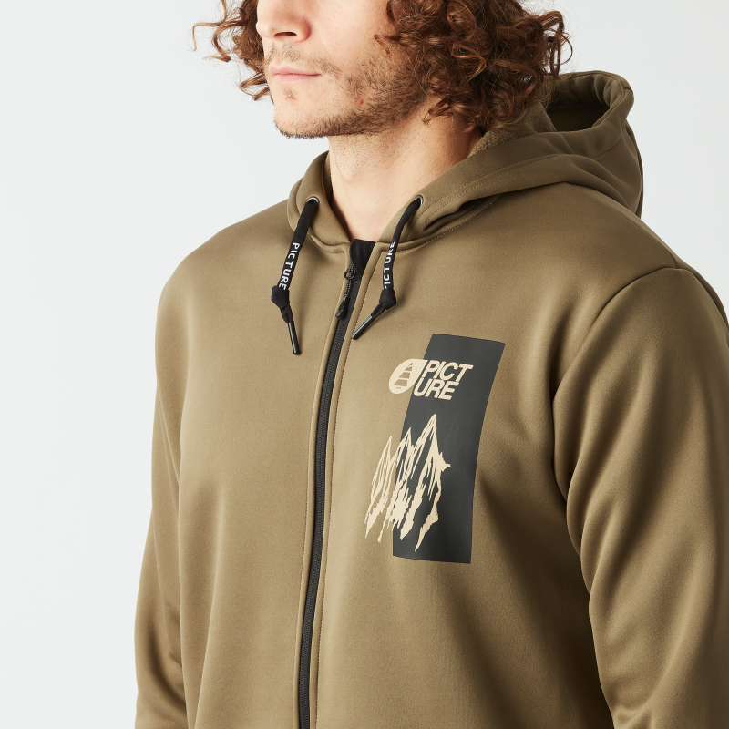Picture Organic Clothing Park Zip Tech Hoodie - Hoodie - Men's | Hardloop