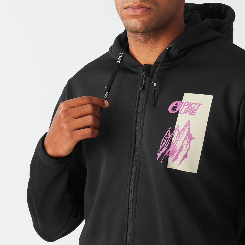 Picture Organic Clothing Park Zip Tech Hoodie - Pánská mikina | Hardloop