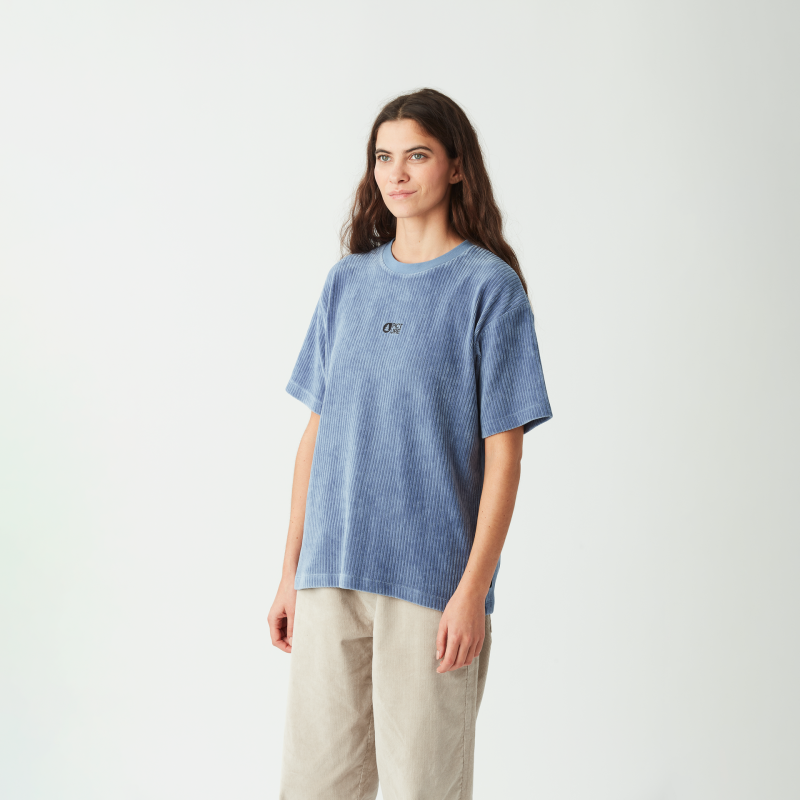 Laikko Velours Tee - T-shirt - Dam