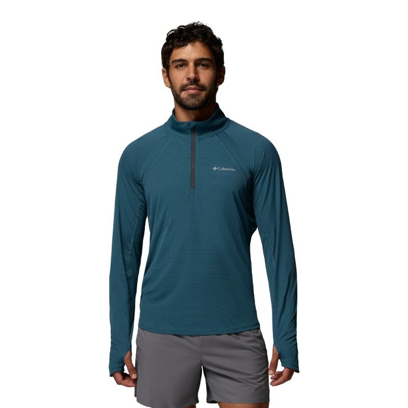 Stealth Spring LS Half Zip Tee - T-Shirt - Herren