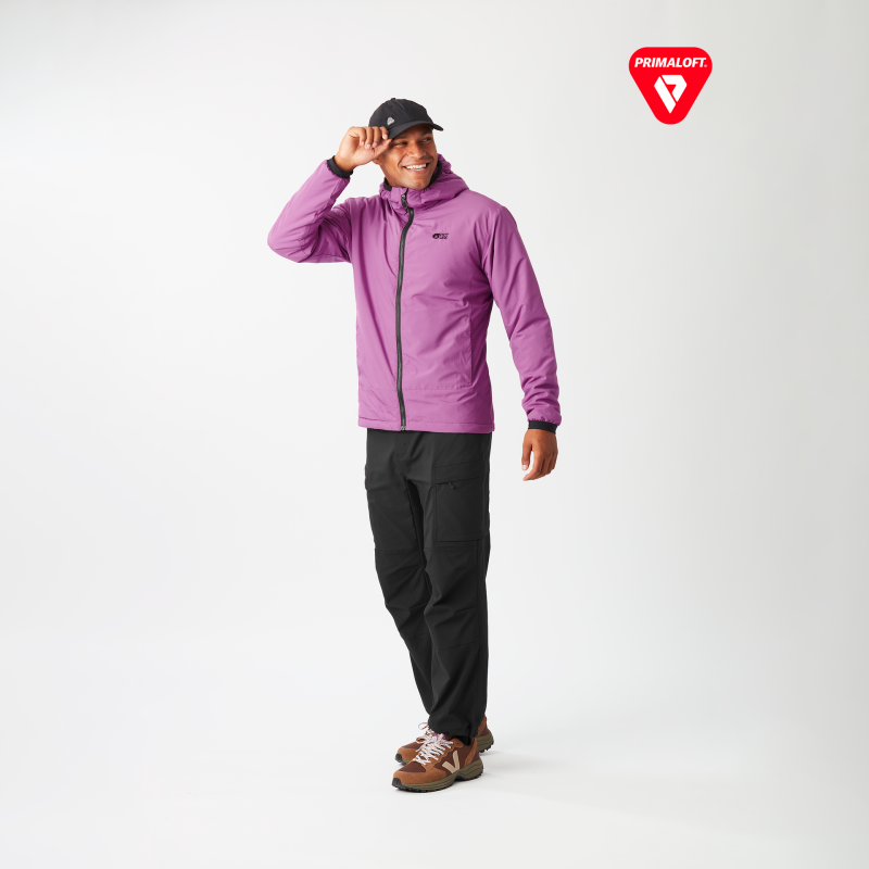 Picture Organic Clothing Lanin Hooded Jkt - Syntetjacka - Herr | Hardloop