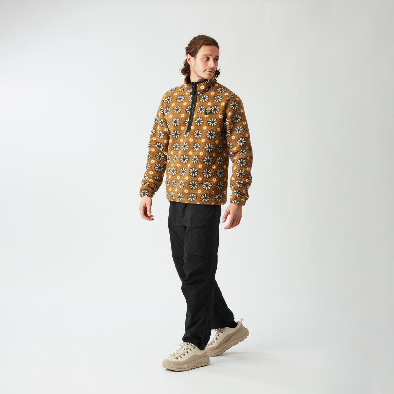 Picture Organic Clothing Kimag Printed 1/4 Fleece - Bluza polarowa meska | Hardloop