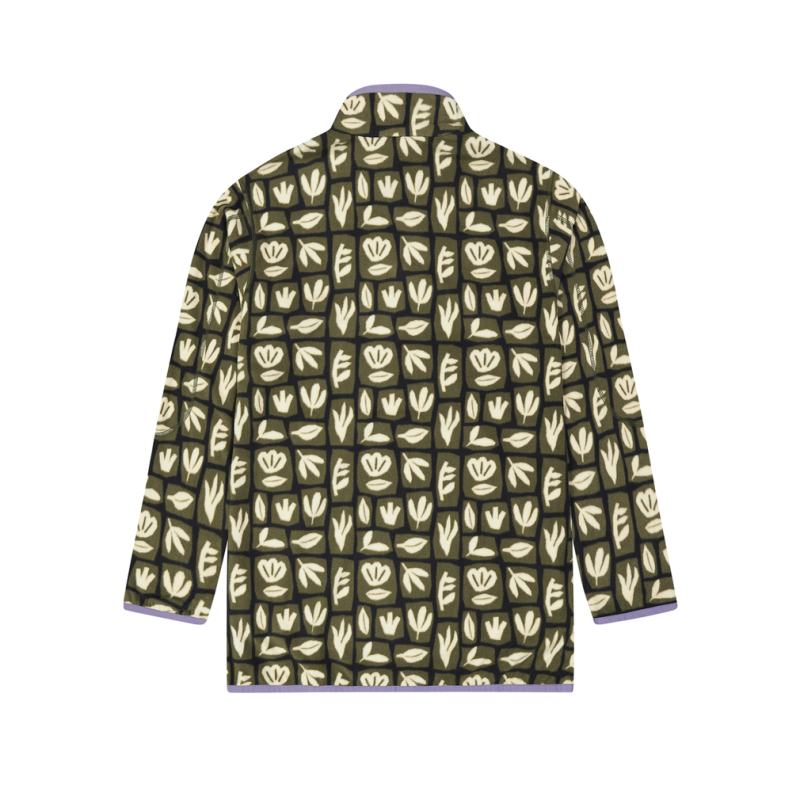 Picture Organic Clothing Inaria 1/4 Printed Flee - Pánská fleesová mikina | Hardloop