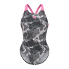 Arena Camo Swimsuit V Back L - Zwempak voor dames | Hardloop