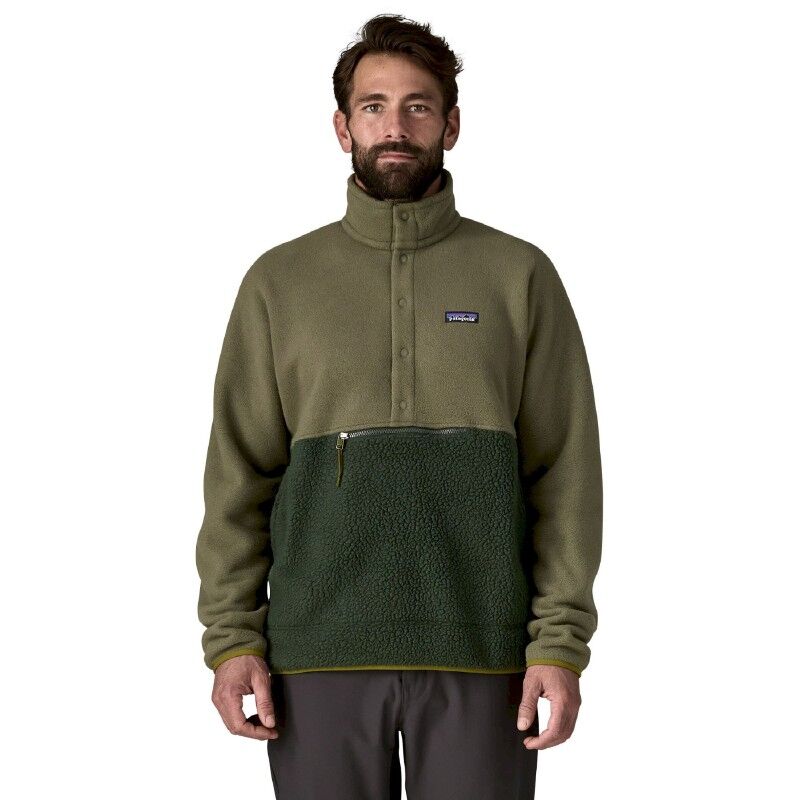 Retro Pile 1/2 Snap Pullover - Giacca in pile - Uomo