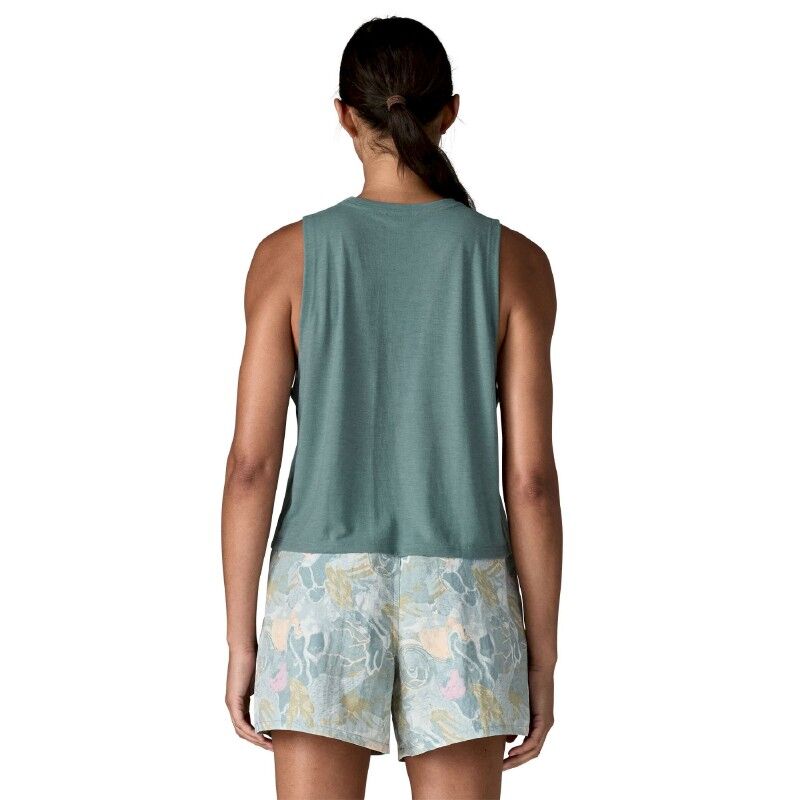 Patagonia W's Cap Cool Trail Cropped Tank - Tank top - Women's | Hardloop