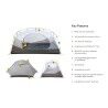 Nemo Aurora 2P & Footprint - Tente | Hardloop