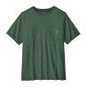 Patagonia M's Fitz Roy Massif Pocket Tee - T-shirt - Herrer | Hardloop