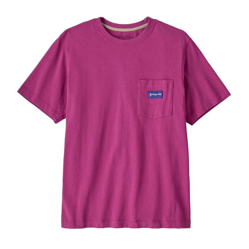 Patagonia M's MW Hut Tripper Label Pocket Tee - T-shirt homem | Hardloop