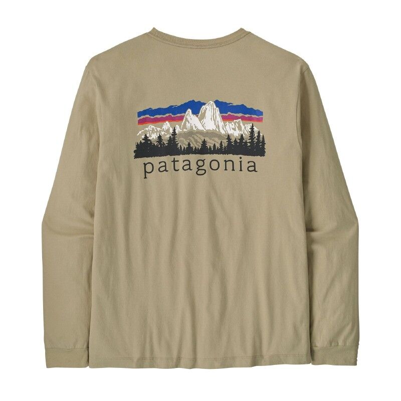 Patagonia M's L/S Fitz Roy Foothills T-Shirt - T-shirt - Heren | Hardloop