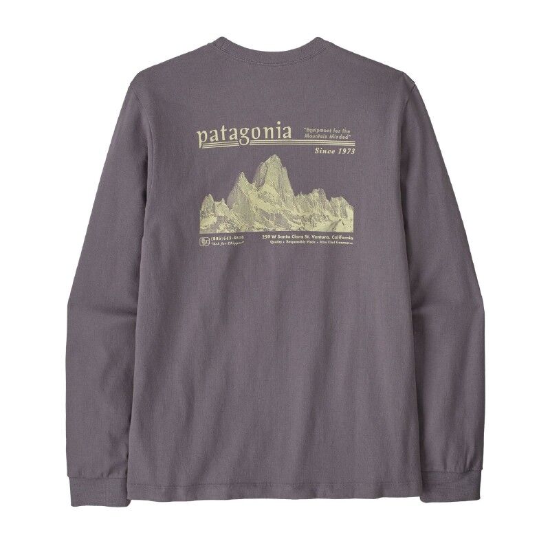 M's L/S MW Hut Tripper Skyline T-Shirt - T-shirt - Heren