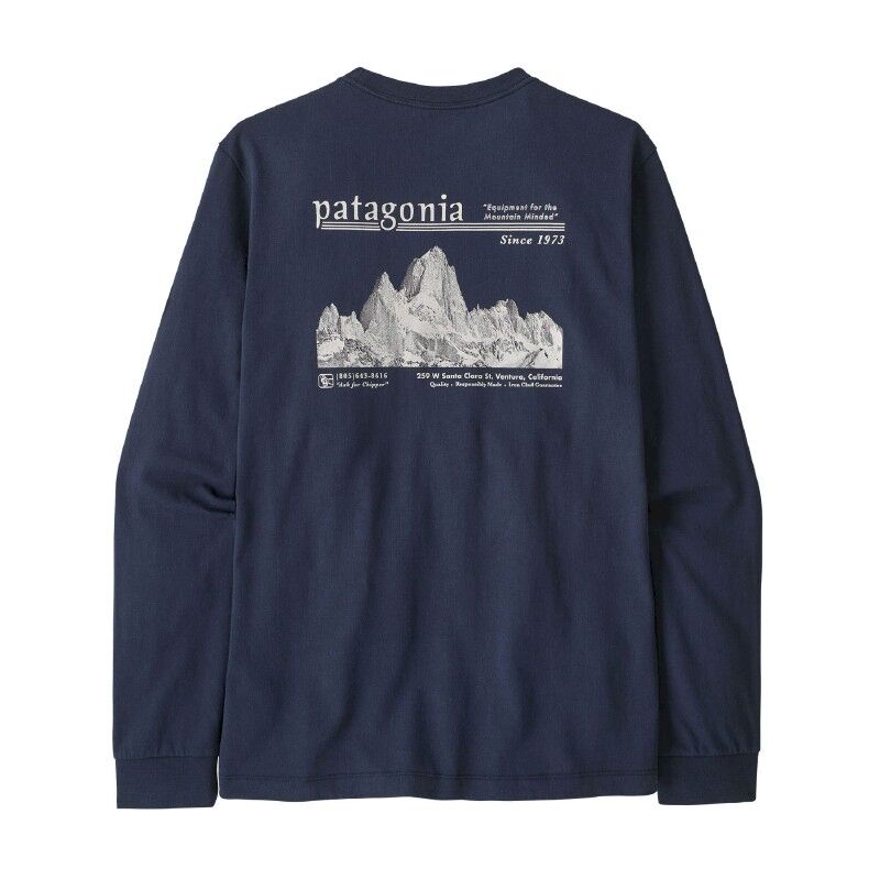 Patagonia M's L/S MW Hut Tripper Skyline T-Shirt - T-shirt - Heren | Hardloop