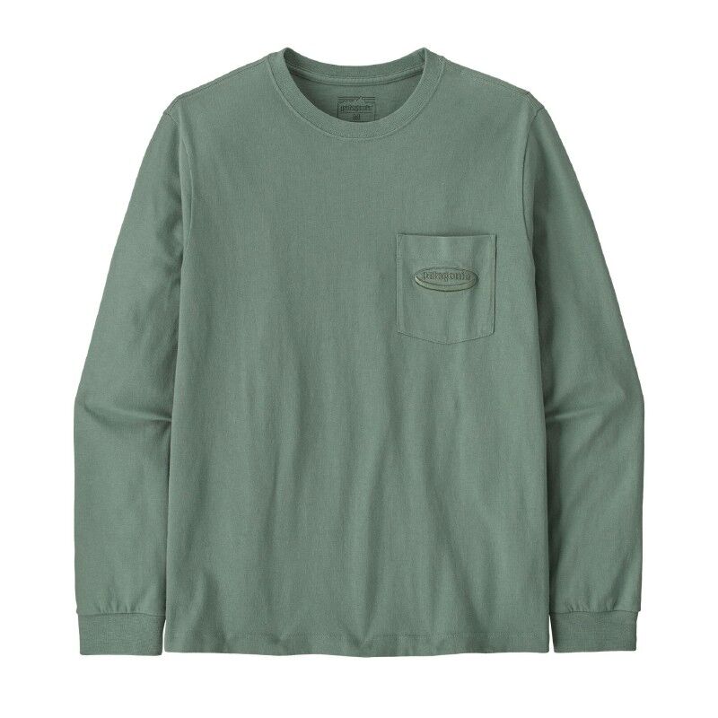 M's L/S MW '95 Oval Logo Pocket Tee - T-shirt - Heren