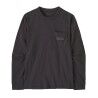 Patagonia M's L/S MW '95 Oval Logo Pocket Tee - T-shirt - Heren | Hardloop