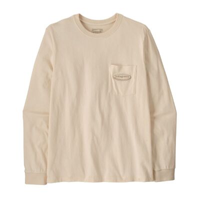 M's L/S MW '95 Oval Logo Pocket Tee - T-shirt - Herrer