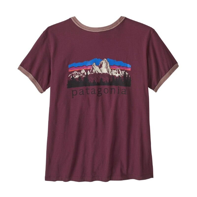 W's Fitz Roy Foothills Ringer Tee - T-shirt mulher
