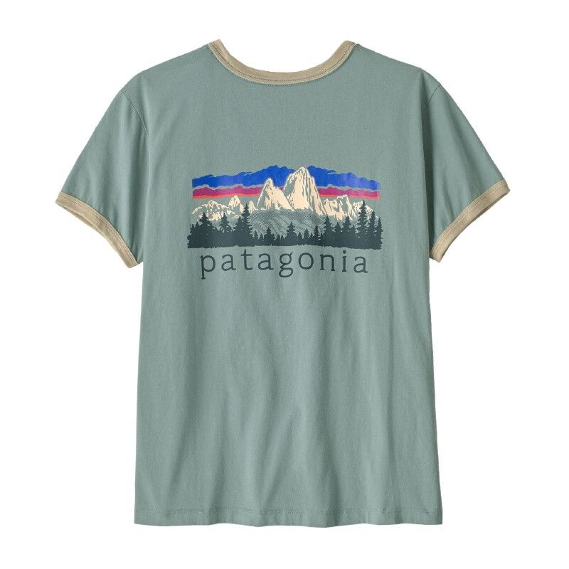Patagonia W's Fitz Roy Foothills Ringer Tee - T-shirt mulher | Hardloop