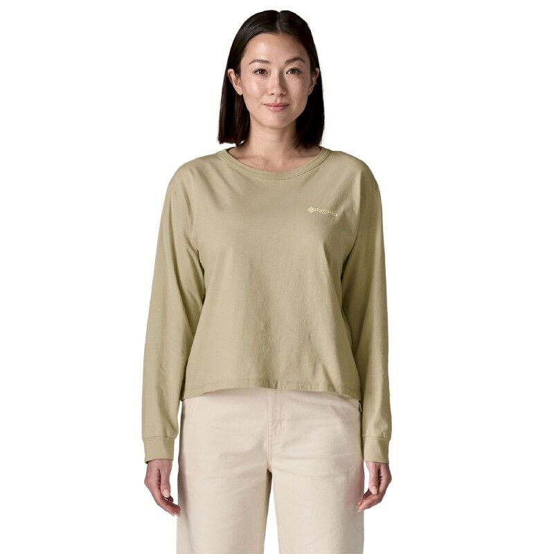 Patagonia W's L/S Hut Tripper Easy Cut T-Shirt - T-shirt - Dam | Hardloop