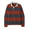 Wide Stripe: Rusty Red