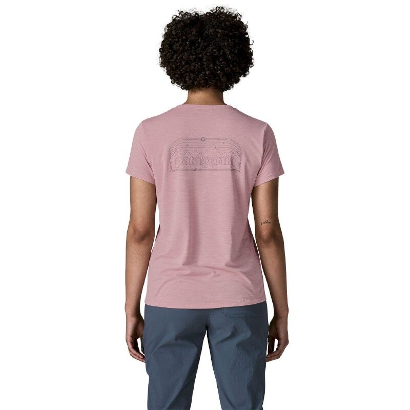 Patagonia W's Cap Cool Daily Shirt - P-6 Cosmos - UV Shirts - Dam | Hardloop