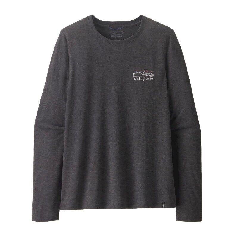 Patagonia W's L/S Cap Cool Trail Shirt - Stratapeaks - Dámské triko | Hardloop