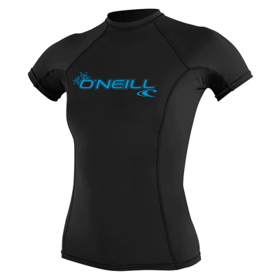 Wms Basic Skins S/S Rash Guard logo - Lycras - Naiset