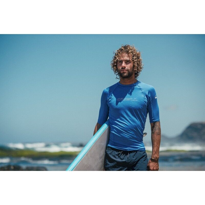 O'Neill Basic Skins S/S Rash Guard logo - Lycras - Herren | Hardloop