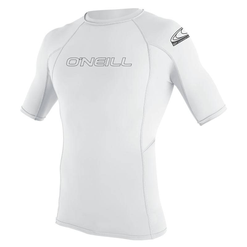 Basic Skins S/S Rash Guard logo - Lycras - Herren