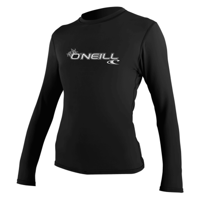 Wms Basic Skins L/S Sun Shirt logo - Lycras - Damen