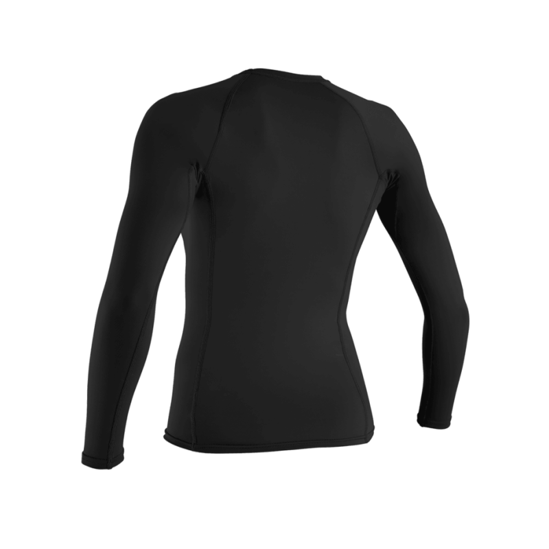 O'Neill Wms Basic Skins L/S Rash Guard logo - Lycras - Dam | Hardloop