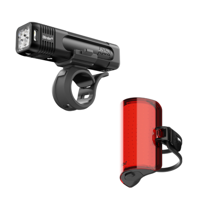 Blinder Pro 1000 & Cobber Reflex Rear - Set de Luces Bicicleta