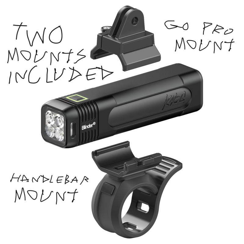 Knog Blinder Pro 1000 & Cobber Reflex Rear - Lampe avant vélo | Hardloop