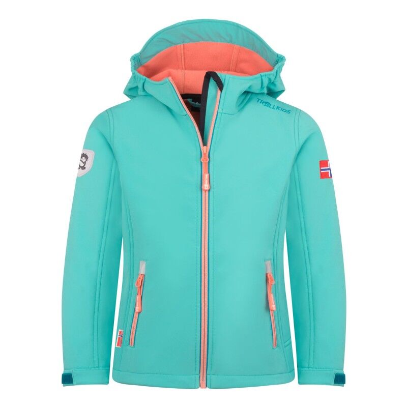 Girls Trollfjord Jacket - Softshelljack - Kinderen