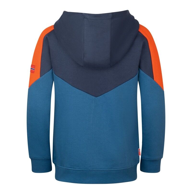 Trollkids Flekkefjord Jacket - Dětská fleesová mikina | Hardloop