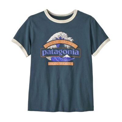 W's Great Waves Ringer Tee - T-shirt damski
