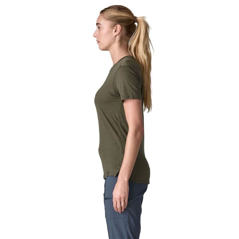 Patagonia Cap Cool Merino Shirt - Camiseta - Mujer | Hardloop