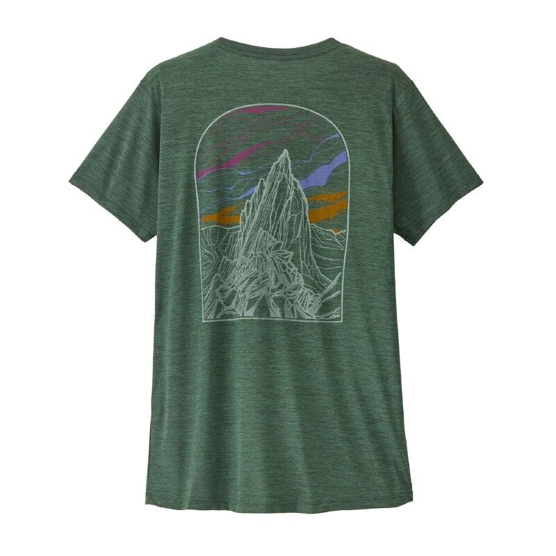 Patagonia W's Cap Cool Daily Shirt - Cloud Crag - T-paita - Naiset | Hardloop