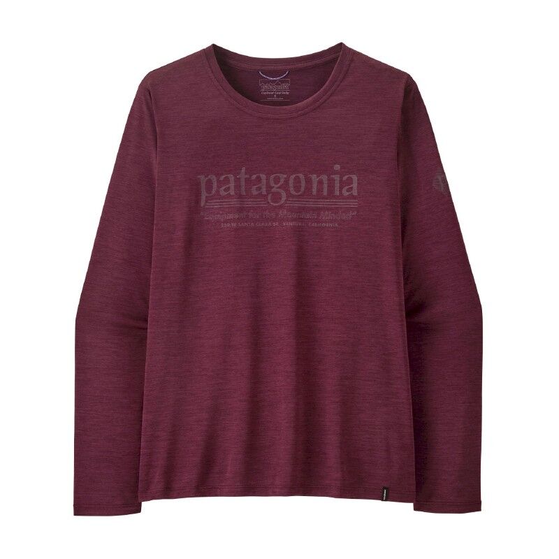 Patagonia W's L/S Cap Cool Daily Shirt - Hut Tripper - Dámské tričko s UV ochranou | Hardloop