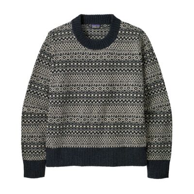 Recycled Wool Crewneck Sweater - Pullover - Naiset
