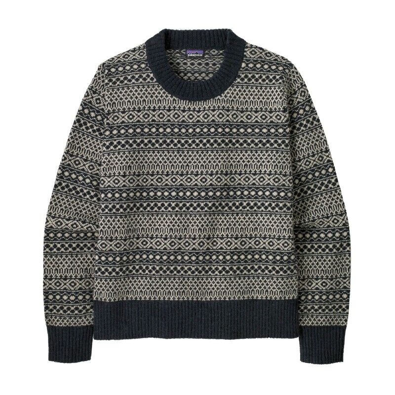 Recycled Wool Crewneck Sweater - Sweter damskie
