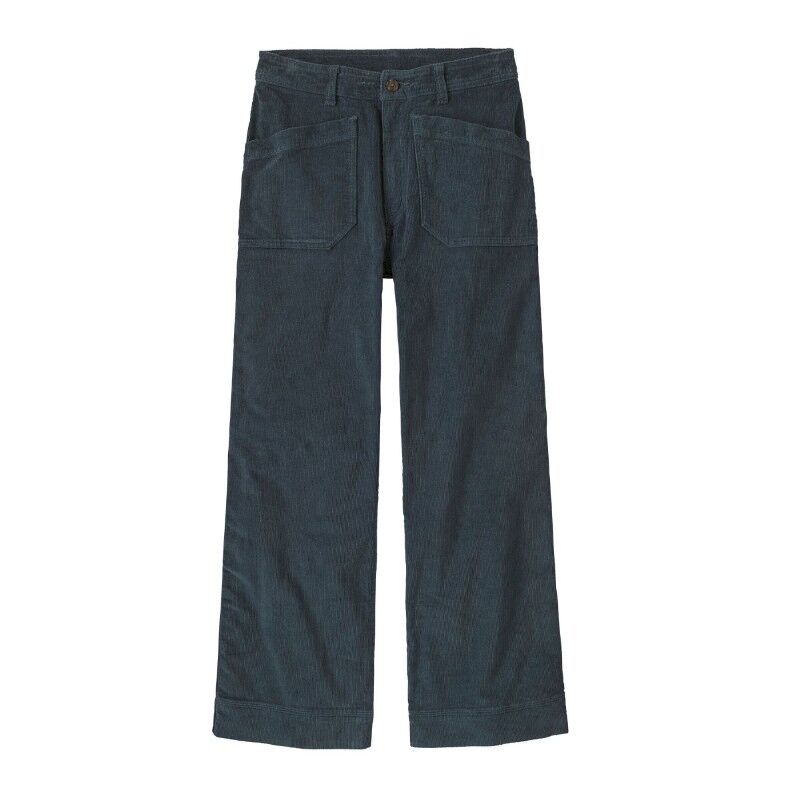Women's Wide-Leg Corduroy Pants - Trousers - Women's