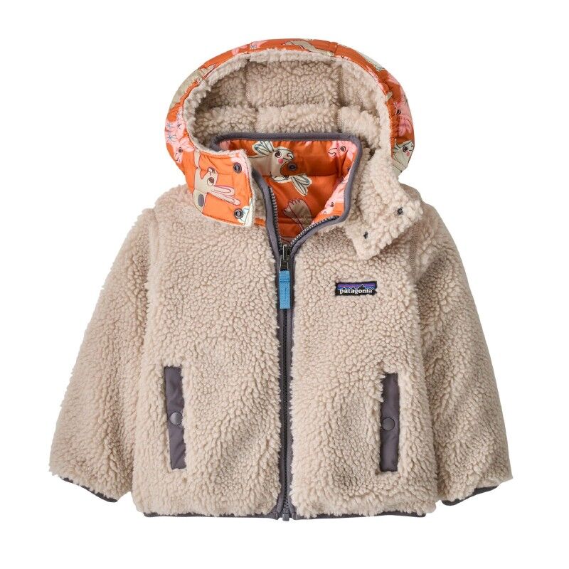 Patagonia Baby Reversible Tribbles Hoody - Dunjacka Barn