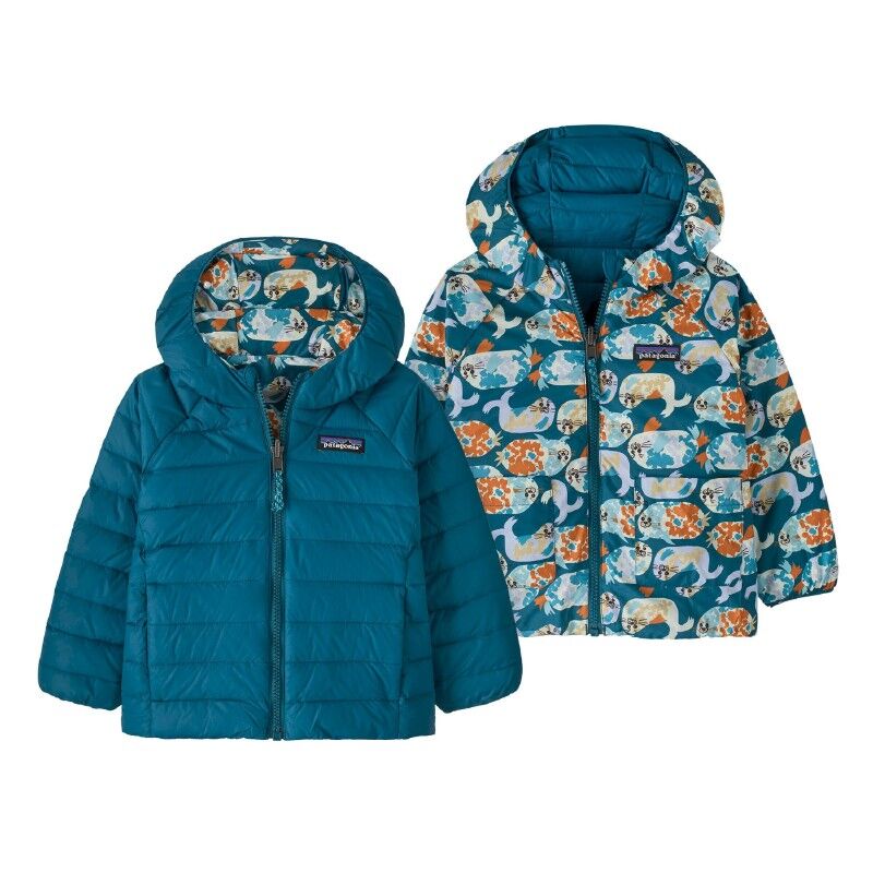 Baby Reversible Down Sweater Hoody - Casaco penas criança