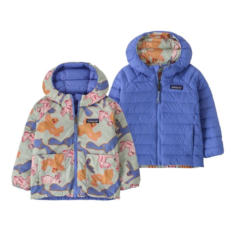 Baby Reversible Down Sweater Hoody - Skijakke - Børn