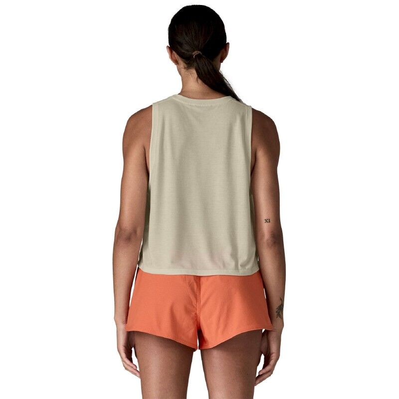 Patagonia W's Cap Cool Trail Cropped Tank - Débardeur femme | Hardloop