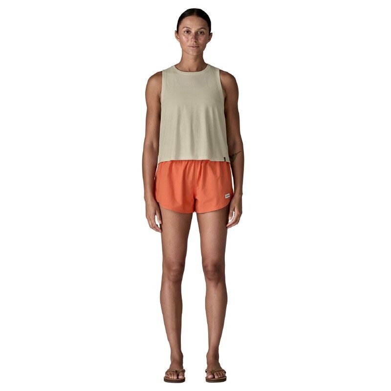 Patagonia W's Cap Cool Trail Cropped Tank - Débardeur femme | Hardloop