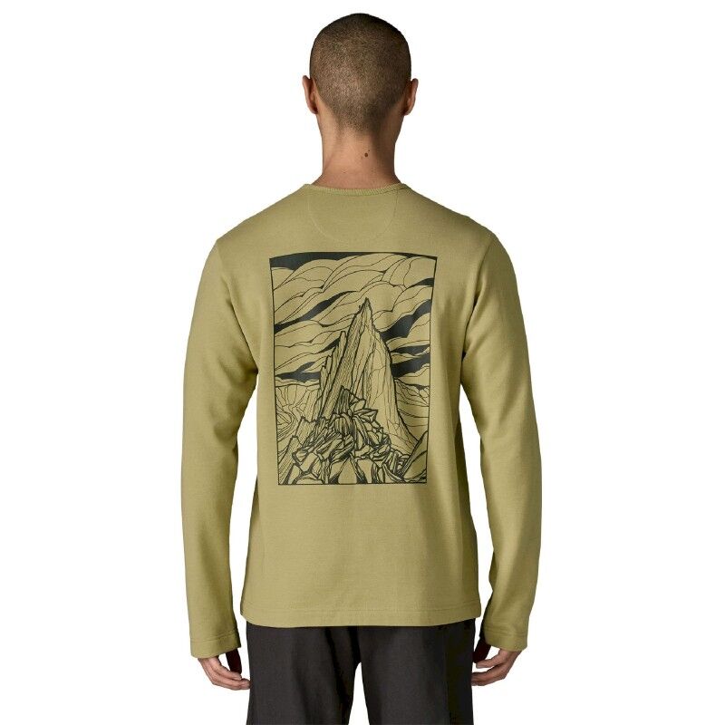 Patagonia M's LW Cloud Crag Wildrise Crew - Felpa - Uomo | Hardloop